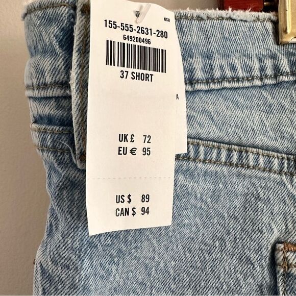 Abercrombie & Fitch 90s Straight Ultra High Rise Jeans Plus Size 37 / 24S NEW - Picture 6 of 10